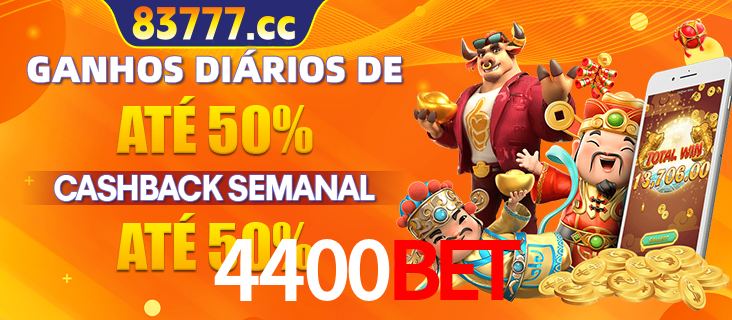 Anúncio de um membro ganhador do cassino 4400BET que ganhou R$2.193.486,00 jogando o slot PG Fortune Tiger, com os mascotes do jogo comemorando o prêmio.