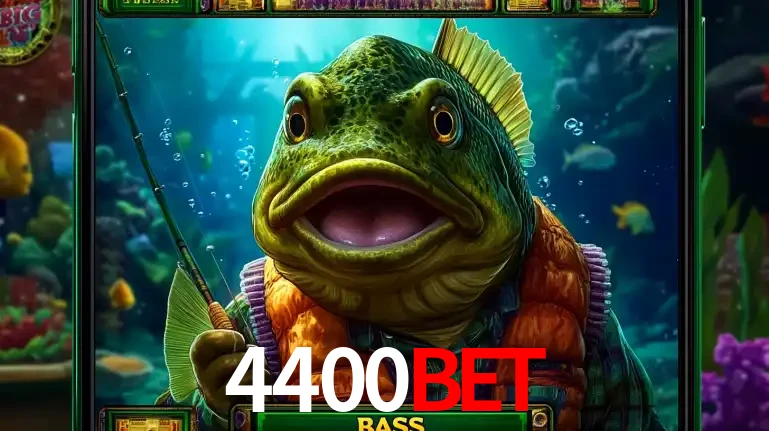 Personagem de peixe pescador do popular jogo de slot com tema de pescaria, uma das emocionantes opções de caça-níqueis para jogar e ganhar no cassino 4400BET.